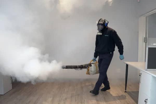 Professional fumigation operation